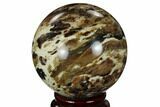Black Opal Sphere - Madagascar #168577-1